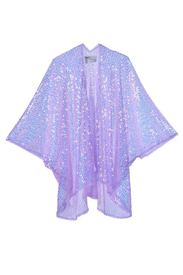 lumishopusa Earrings Disco Sequin Kimono Sugar Plum