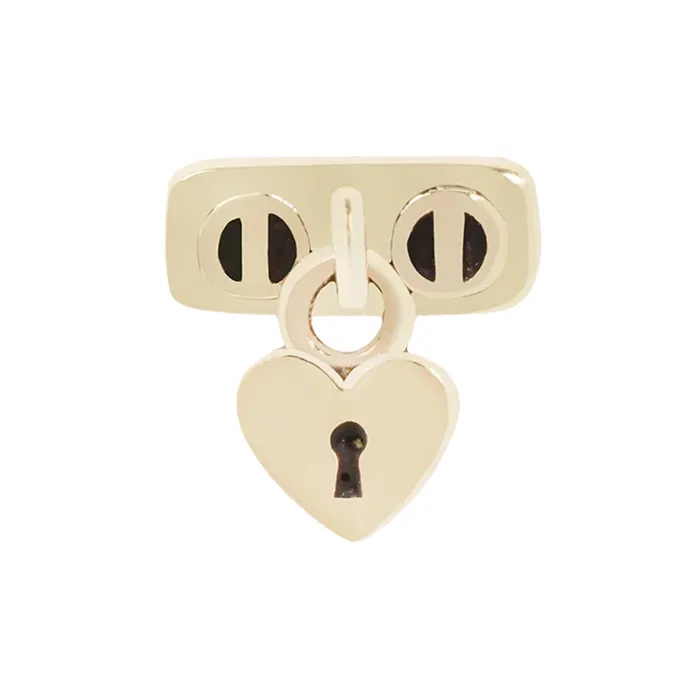 Maya Jewelry Earrings threadless Little Pet End in Gold