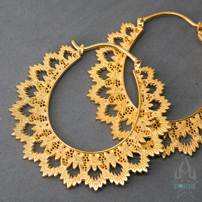Maya Jewelry The Electric Lady Weights Earrings