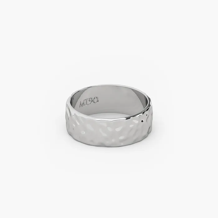 More Than 90 Rings UNEVEN PITCH RING SILVER