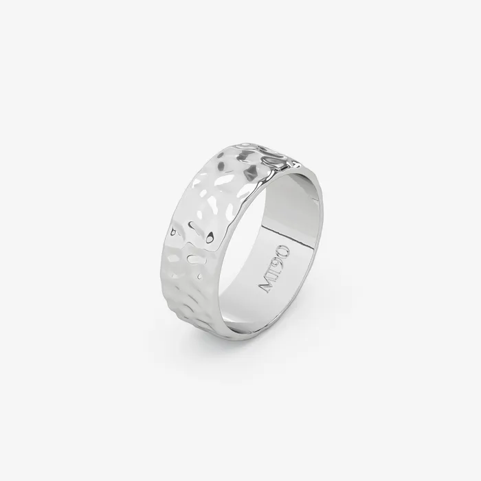 More Than 90 Rings UNEVEN PITCH RING SILVER