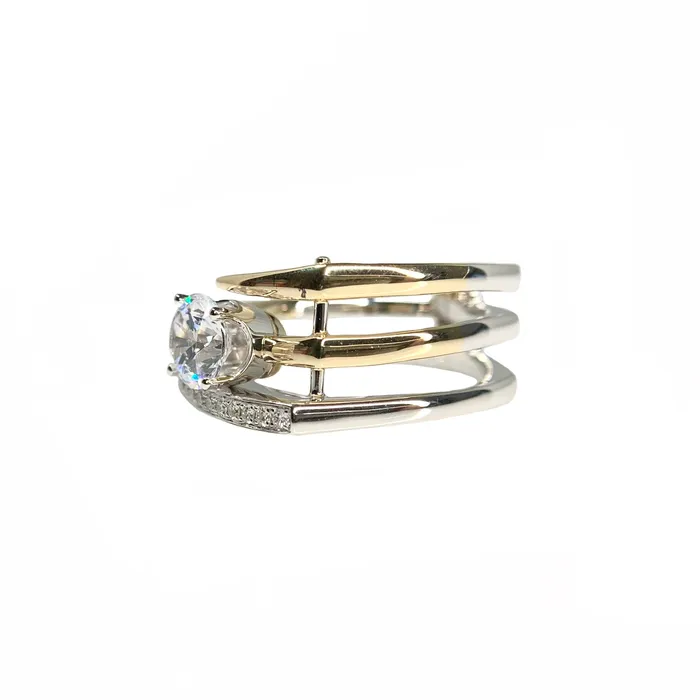 Necklaces Donald Haack Diamonds TwoToned Diamond SemiMounting Necklaces Donald Haack Diamonds TwoToned Diamond SemiMounting
