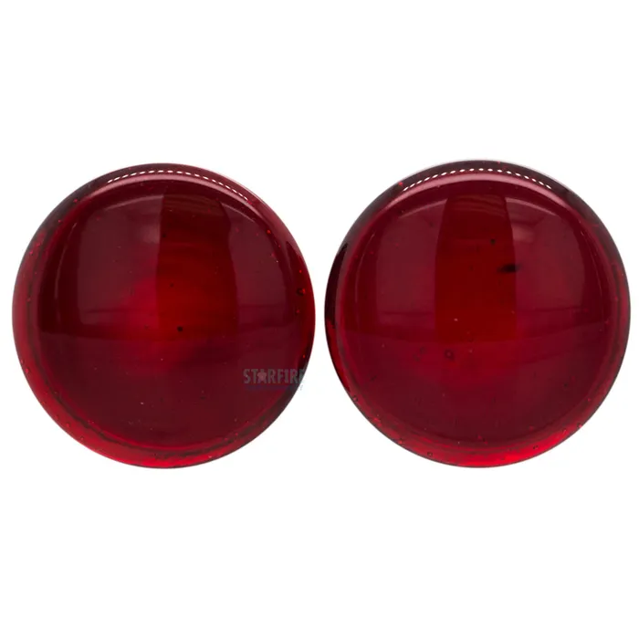 Necklaces Gorilla Glass Glass Color Front Plugs Ruby