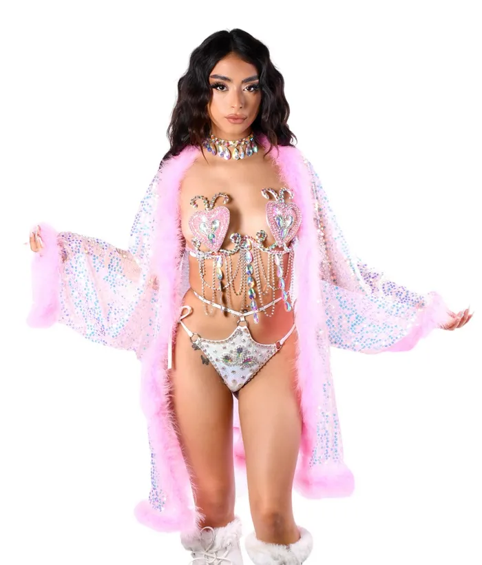 Necklaces THE LUMI SHOP FULL OUTFIT Pink Heart Goddess