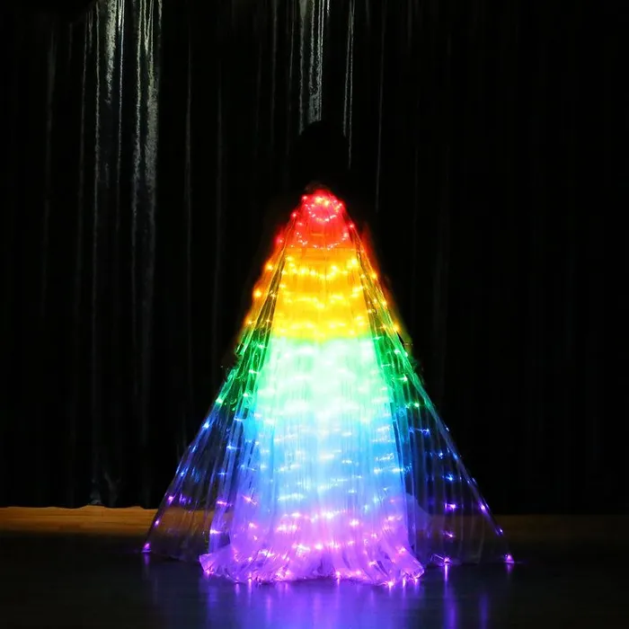 Necklaces THE LUMI SHOP LED Rainbow Wings Necklaces THE LUMI SHOP LED Rainbow Wings