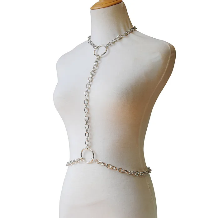 Necklaces THE LUMi SHOP Silver Body Chain Top