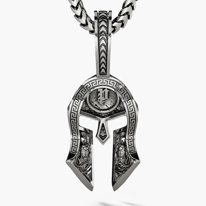 Proclamation Jewelry Necklaces Spartan Silver Pendant