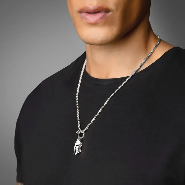 Proclamation Jewelry Necklaces Spartan Silver Pendant