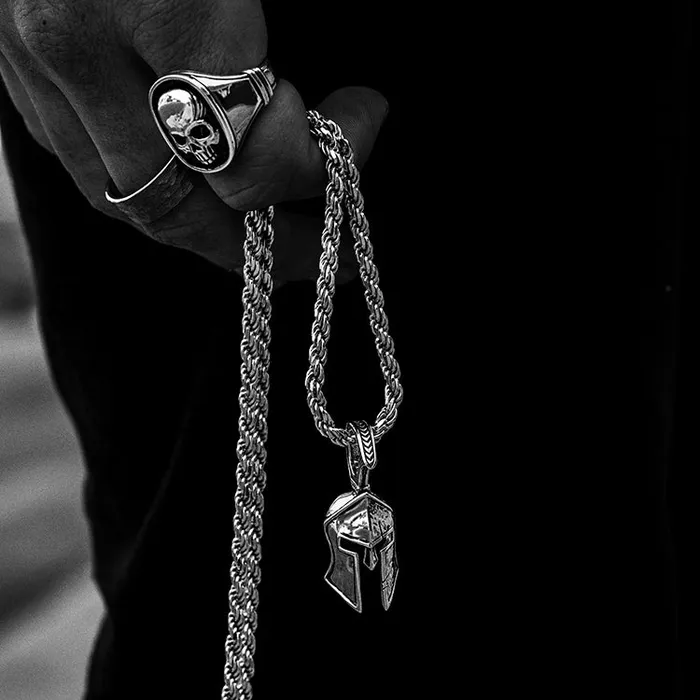 Proclamation Jewelry Necklaces Spartan Silver Pendant