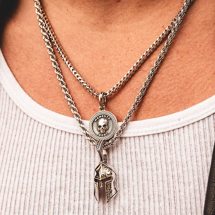 Proclamation Jewelry Necklaces Spartan Silver Pendant