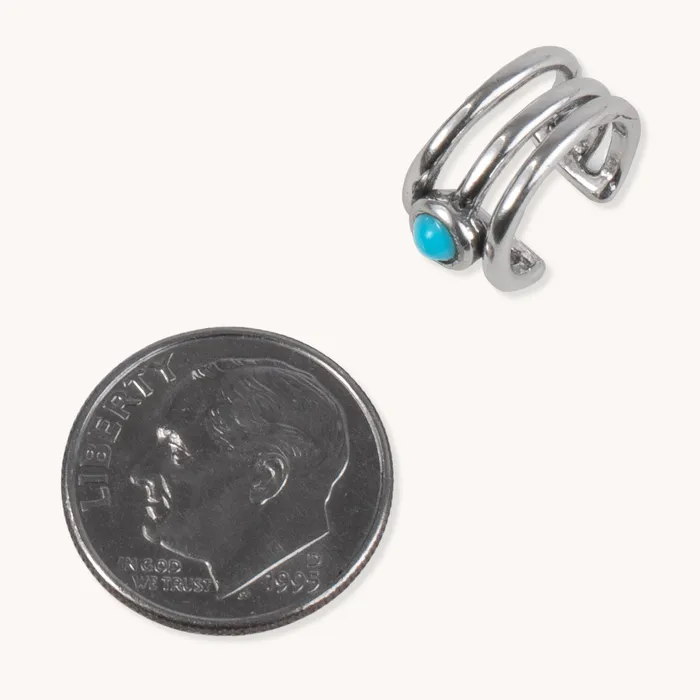 Radiante Wayfarer Turquoise Ear Cuff Turquoise Skies Earrings