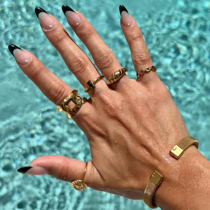 Rings Ellie Vail Brooklyn Chain Ring