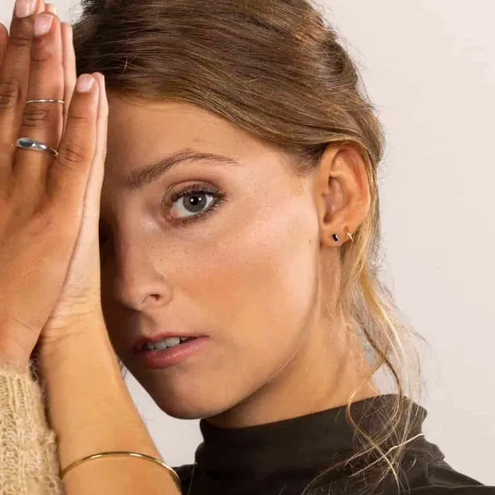 Rings fejn ML black baguette studs