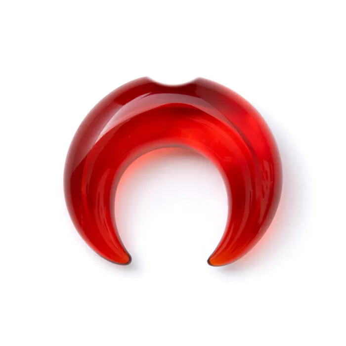 Rings Gorilla Glass Simple Glass Septum Pincher Ruby
