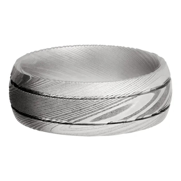Rings Lashbrook Damascus Band