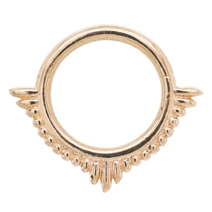 Rings Tawapa Plume Continuous Ring in Gold