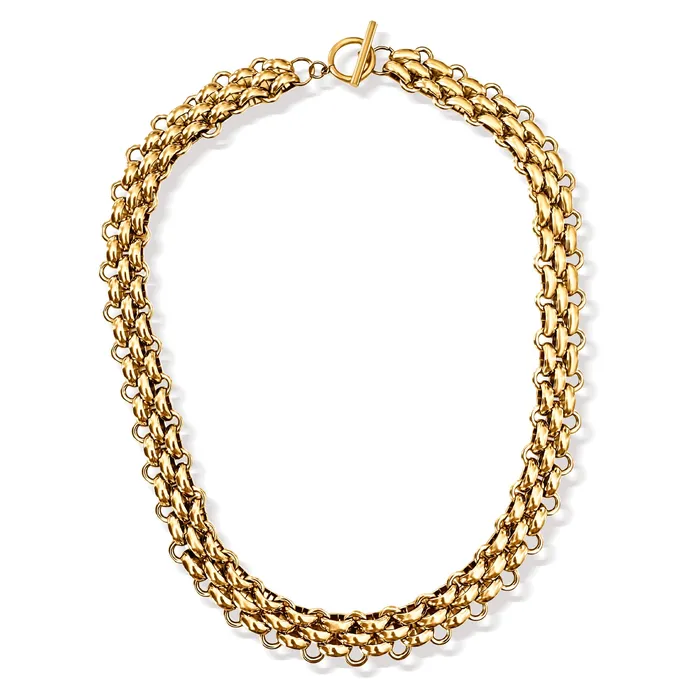Rosalinda Chunky Chain Toggle Necklace Ellie Vail Necklaces