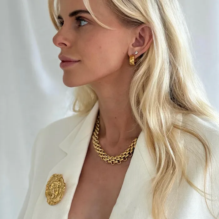 Rosalinda Chunky Chain Toggle Necklace Ellie Vail Necklaces