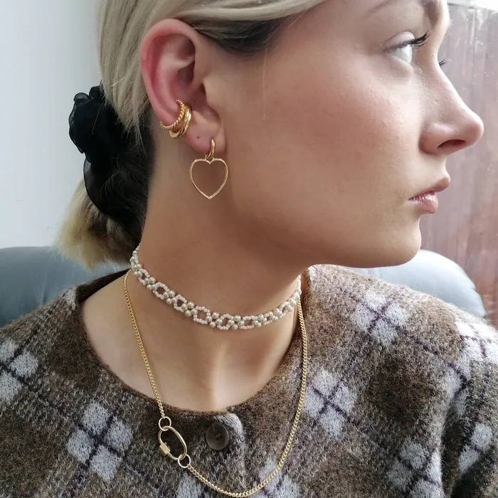 Scream Pretty Earrings Heart Hoop Earrings Scream Pretty Earrings Heart Hoop Earrings