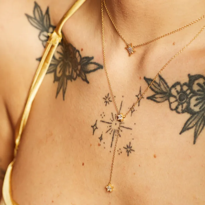Scream Pretty Necklaces Starburst Necklace with Slider Clasp Scream Pretty Necklaces Starburst Necklace with Slider Clasp