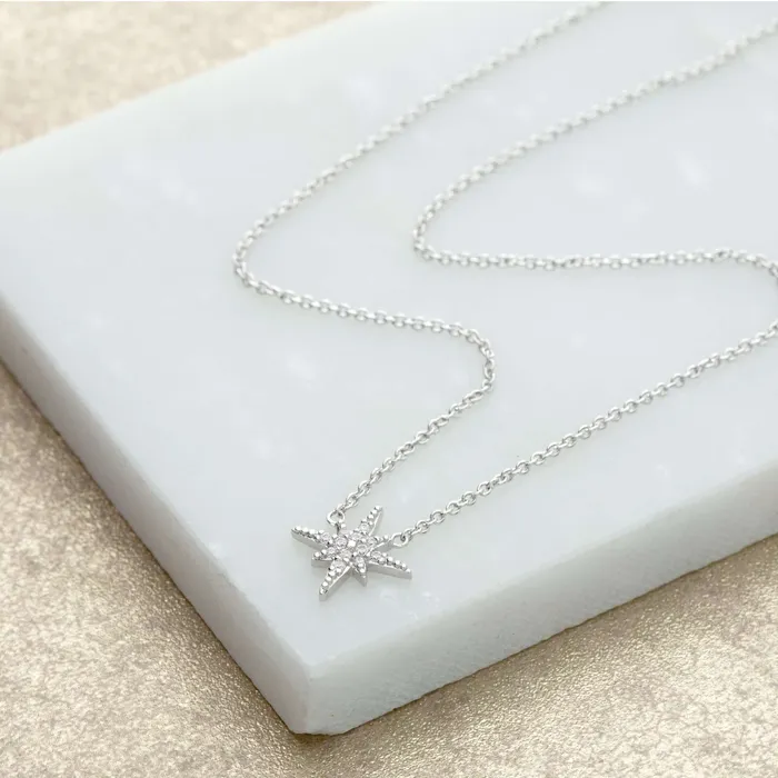 Scream Pretty Necklaces Starburst Necklace with Slider Clasp Scream Pretty Necklaces Starburst Necklace with Slider Clasp