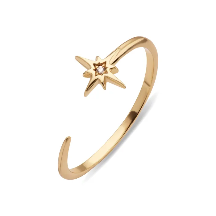 Scream Pretty Rings Starburst Open Ring