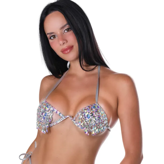 Silver Empress Rhinestone Top THE LUMI SHOP Rings