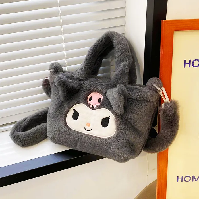 SR3347 Crossbody Plush Bag Free Earrings