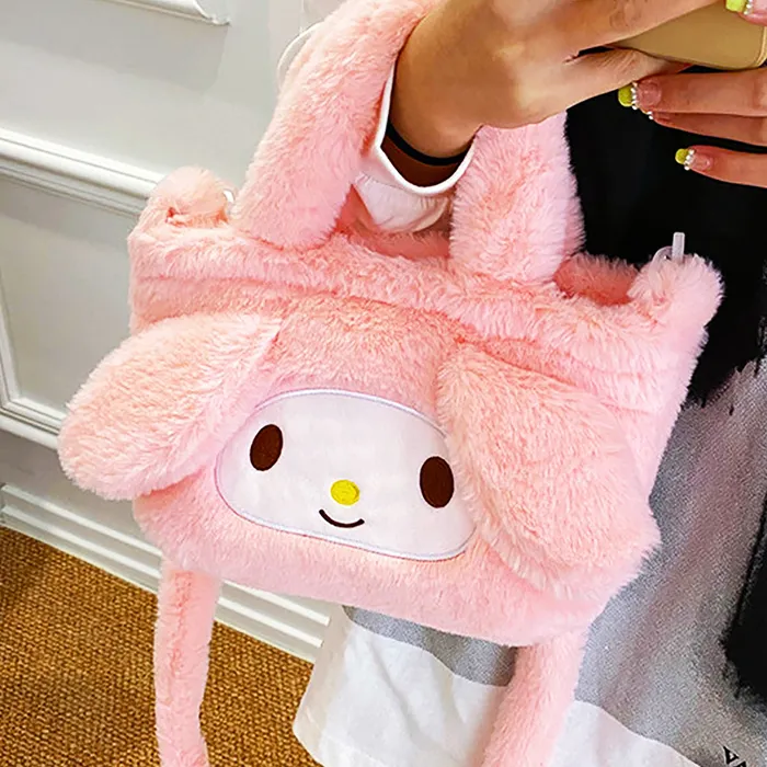 SR3347 Crossbody Plush Bag Free Earrings