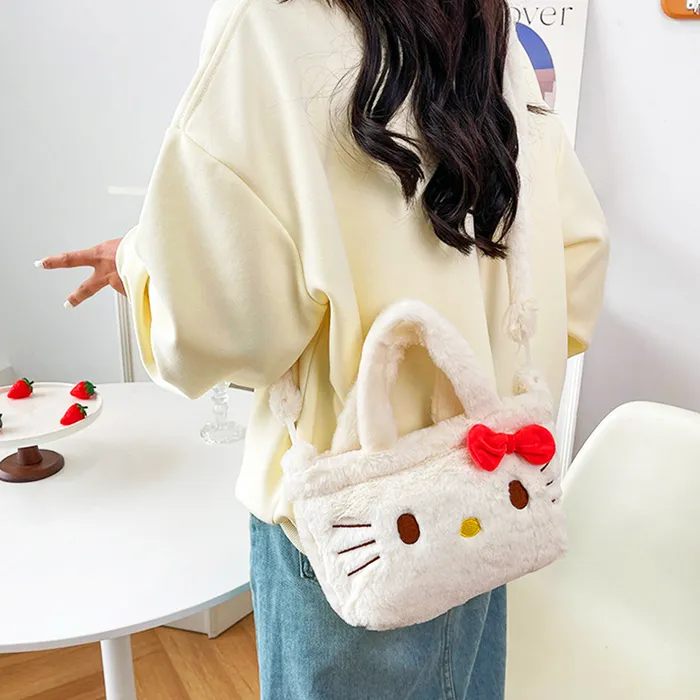 SR3347 Crossbody Plush Bag Free Earrings