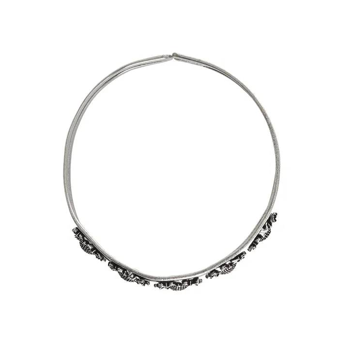 Teejh Bracelets Teejh Sagarika Silver Oxidised Bracelet Cuff