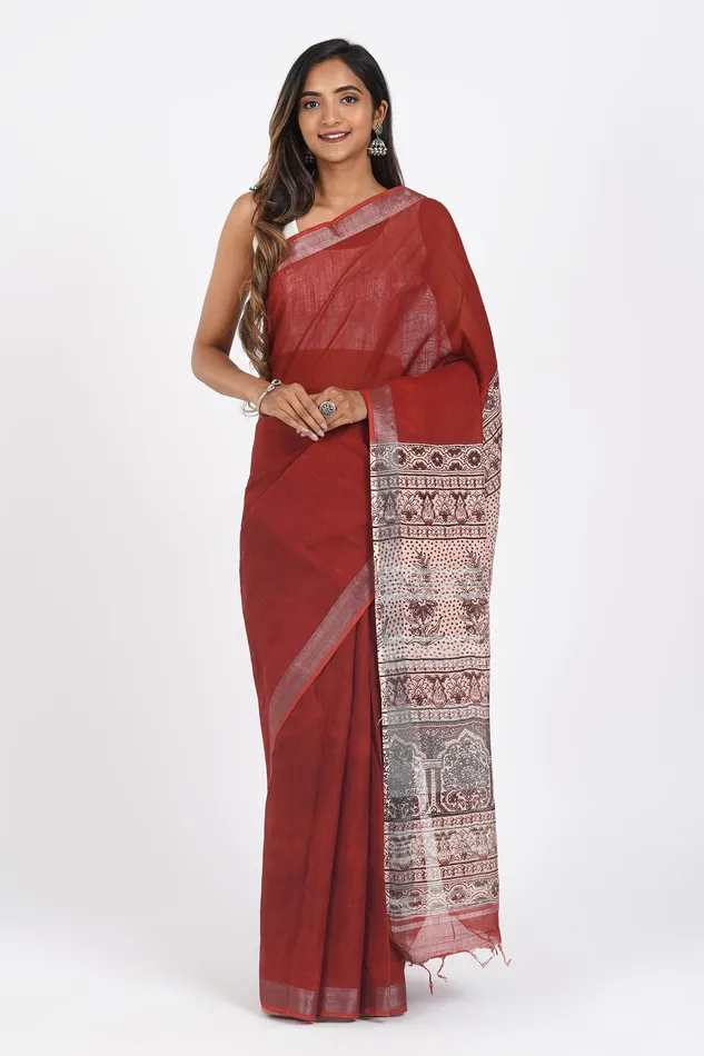 Teejh Earrings Teejh Ruby Whispers Saree