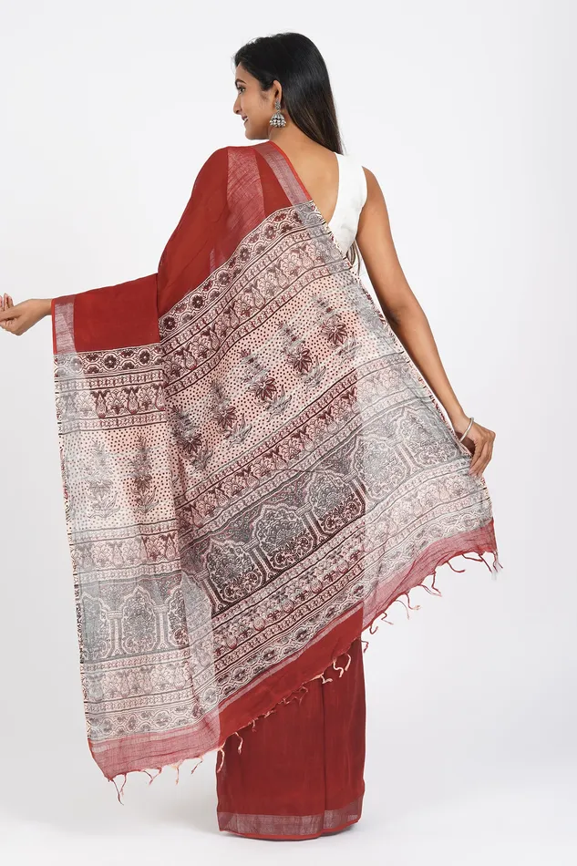 Teejh Earrings Teejh Ruby Whispers Saree
