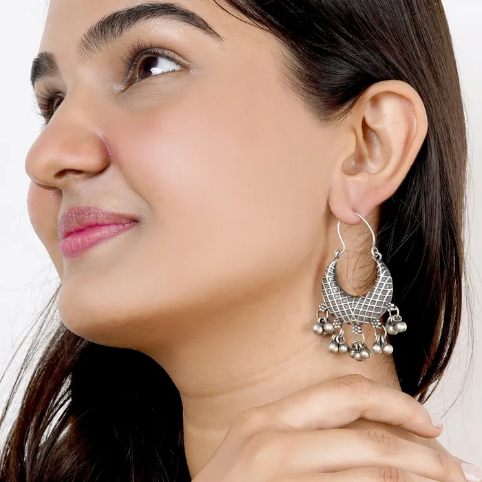 Teejh Earrings Teejh Silasa Chand Bali