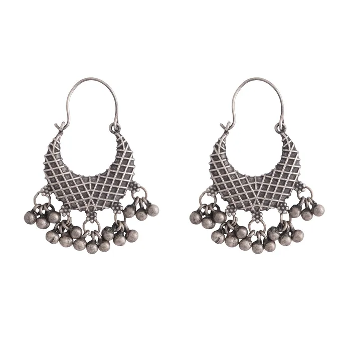 Teejh Earrings Teejh Silasa Chand Bali