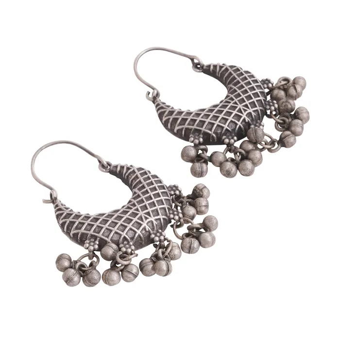 Teejh Earrings Teejh Silasa Chand Bali