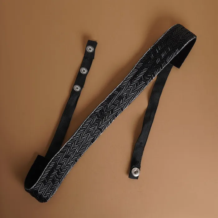 Teejh Nirupa Bead Black Belt Teejh Rings