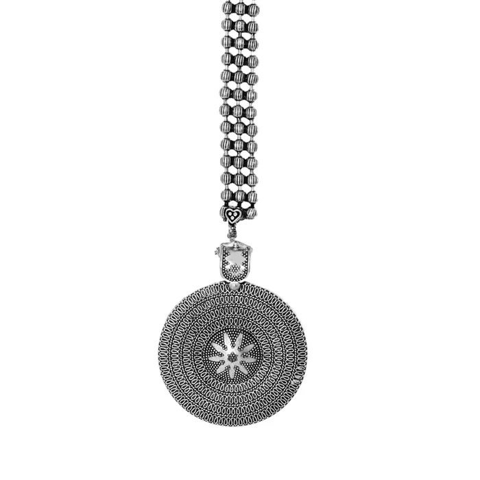 Teejh Rings Teejh Miraya Silver Oxidised Maang Tika Teejh Rings Teejh Miraya Silver Oxidised Maang Tika