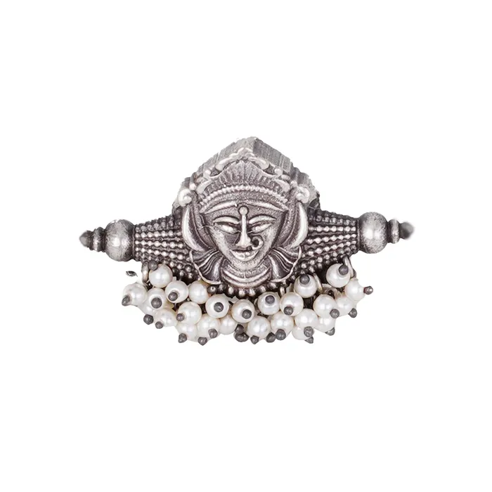 Teejh Teejh Navika Tribal Silver Oxidised Ring Rings