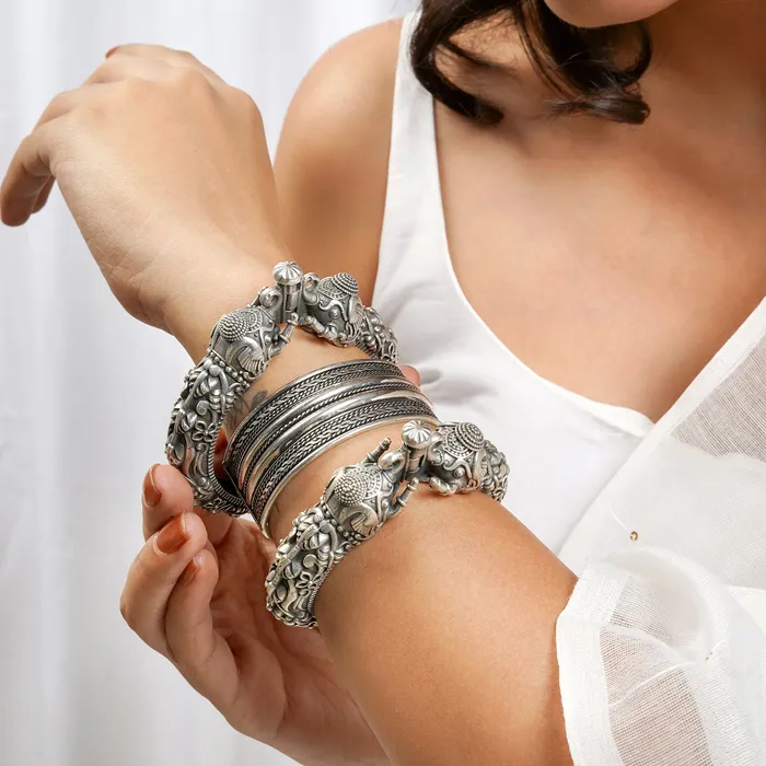Teejh Teejh Rubai Stacked Bracelet Set Bracelets