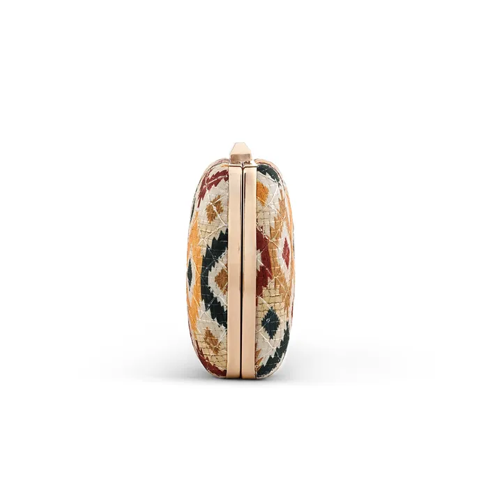 Teejh Teejh Saveri Applique Clutch Earrings