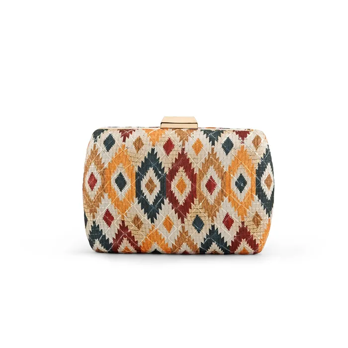 Teejh Teejh Saveri Applique Clutch Earrings