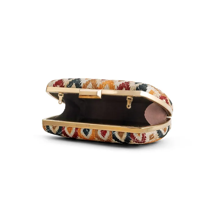 Teejh Teejh Saveri Applique Clutch Earrings