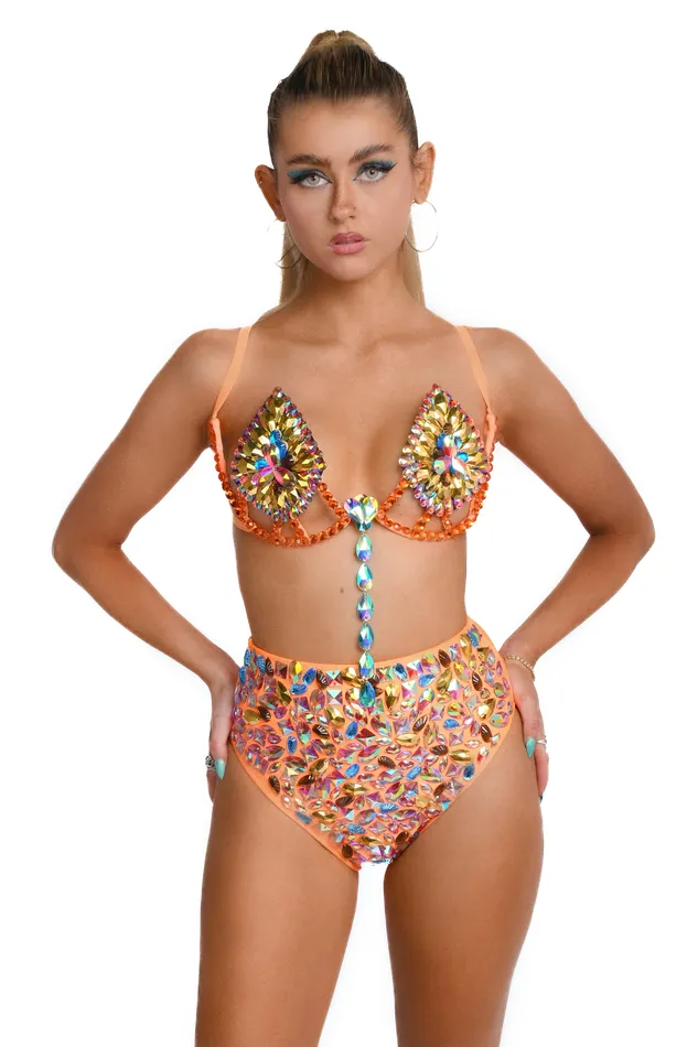 THE LUMI SHOP Earrings Amber Sunset Carnival Bottoms