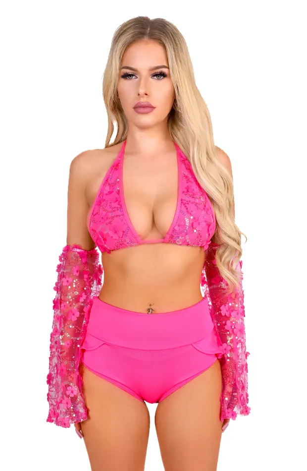 THE LUMI SHOP Earrings Hot Pink Barbie Bottoms