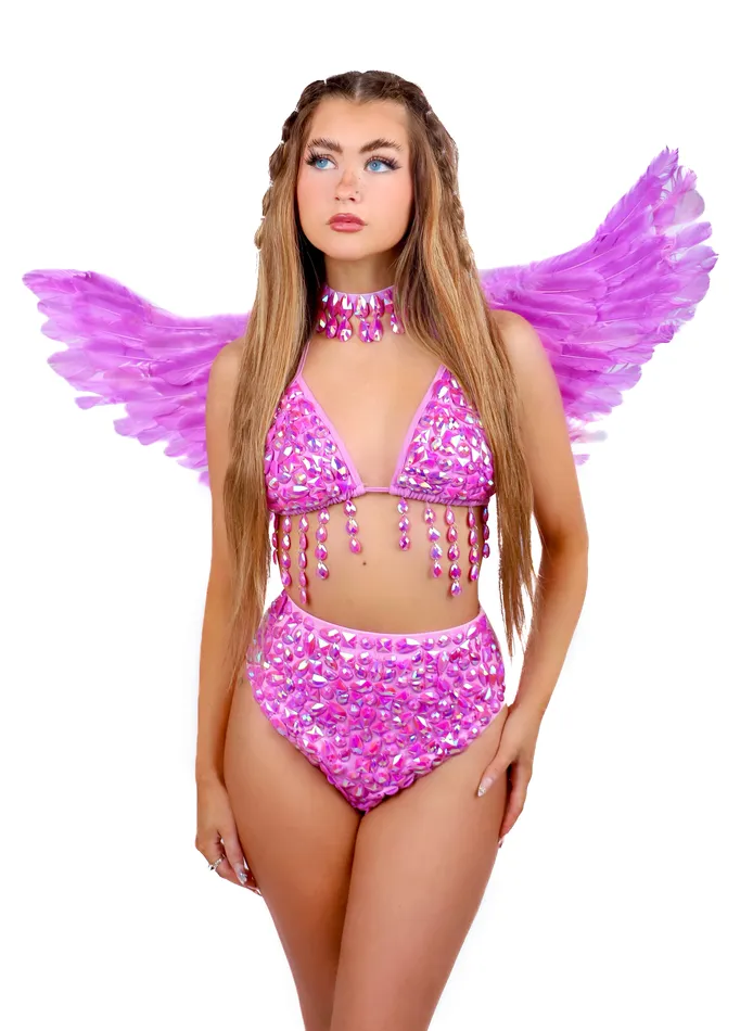 THE LUMI SHOP Necklaces FULL OUTFIT Lilac Angel Aura 4 pcs