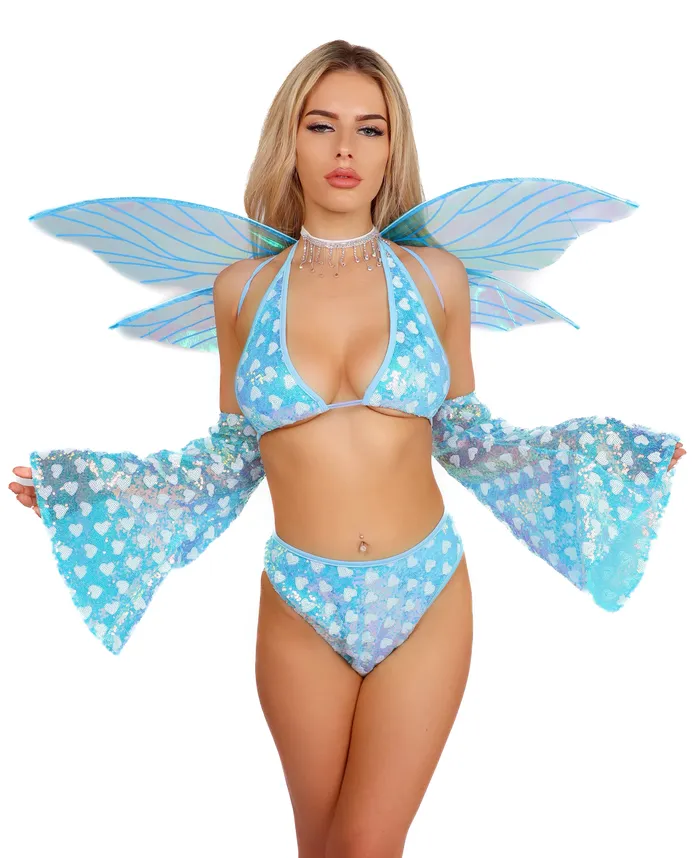 THE LUMI SHOP Rings FULL OUTFIT Sky Blue Hearts Fairy