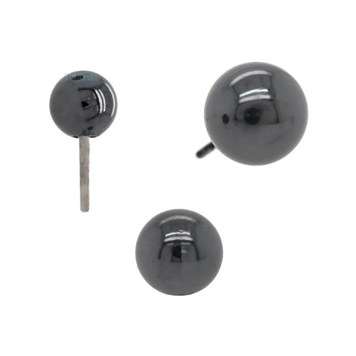 threadless Black Niobium Ball End Anatometal Rings