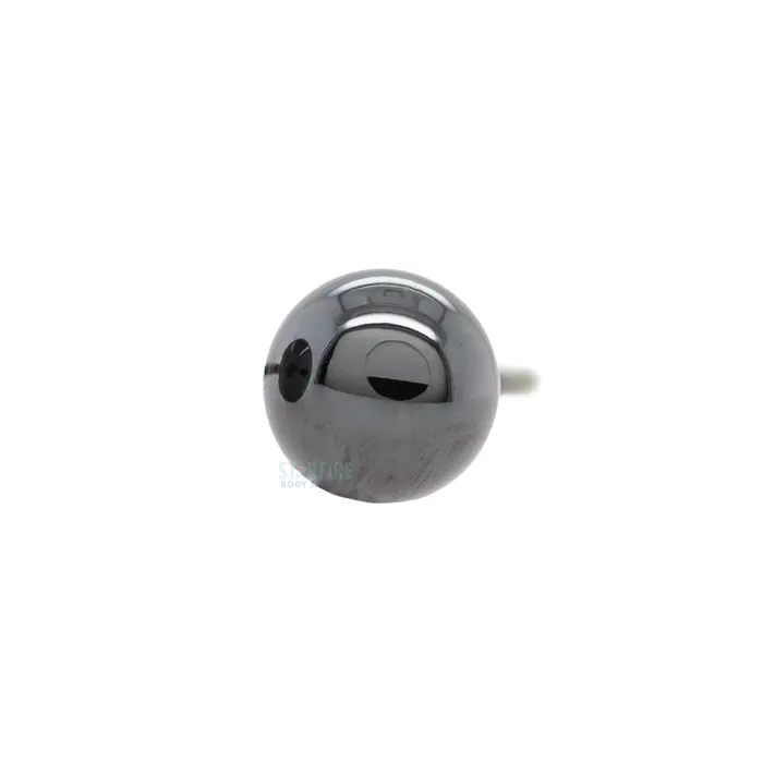 threadless Black Niobium Ball End Anatometal Rings