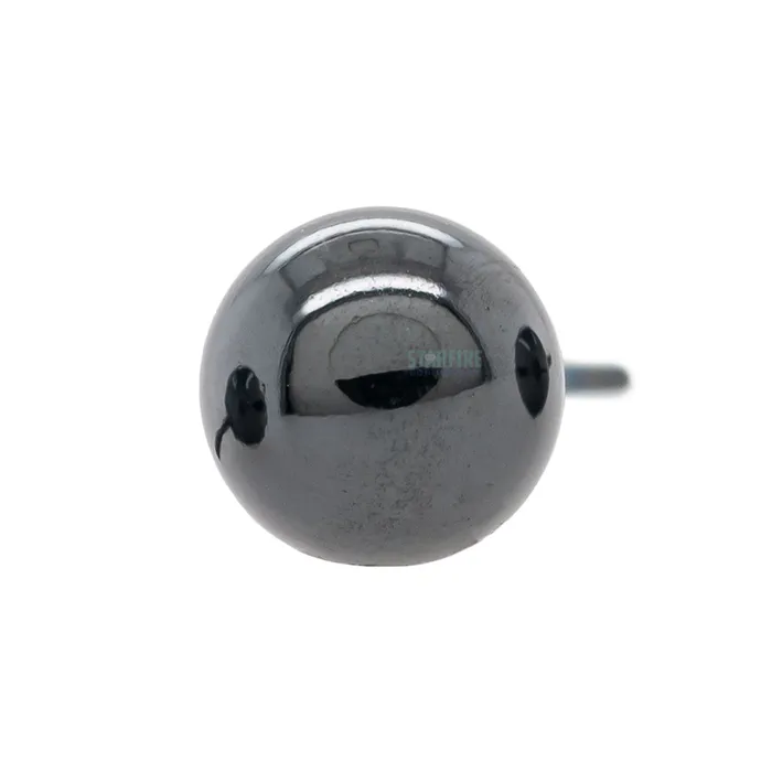 threadless Black Niobium Ball End Anatometal Rings